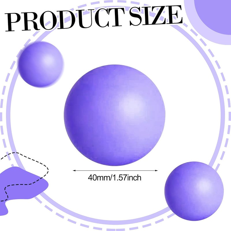 SEEVOR 28 Pcs Balls Table Tennis Balls 40mm Color Plastic Balls Bulk Washable Small Game Balls for Party Decoration Handcrafted Art Carnival Pool Games - Image 2